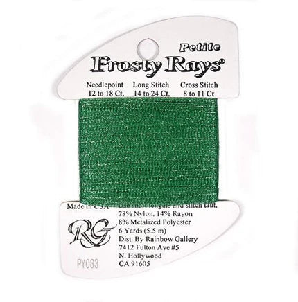 Y083 Xmas Green Gloss, Frosty Rays