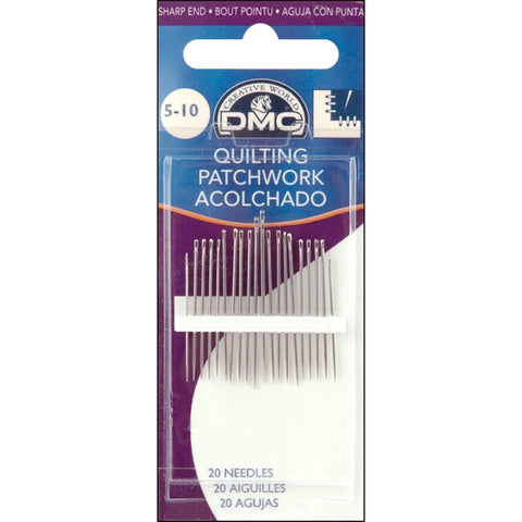 5/10 Assorted Quilting Needles, DMC