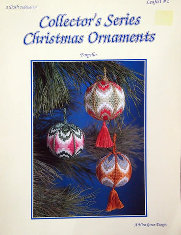 Bargello Leaflet #2 Collector's Series Christmas Ornaments, A Mira Green Design