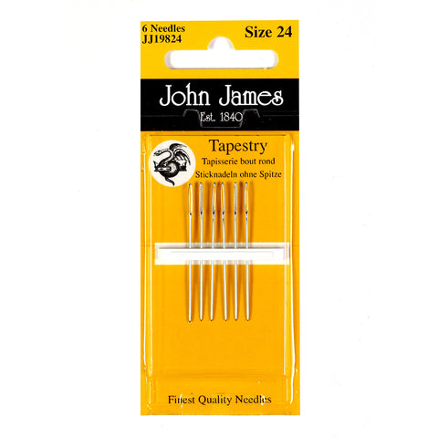 JJ19822 Standard Tapestry Needle size 22 set of 6