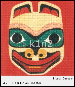Bear Indian Coaster 4683, Leigh Designs