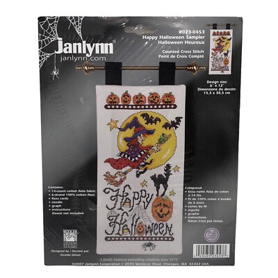 Happy Halloween Sampler, Janlynn