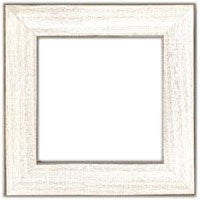 Antique White Wood Frame