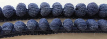 Miguel's Navy Large Pom Pom (2 yd), Dames of the Needle