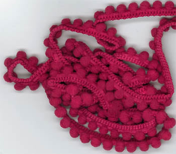 Raspberry Pearls (1 yd), Dames of the Needle