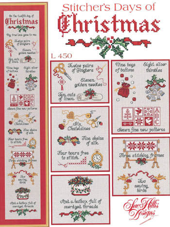 Stitcher's Days of Christmas, Sue Hillis Designs