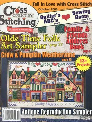 October 2008 Cross Country Stitching