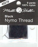 40219 Black Nymo Thread, Mill Hill Beads